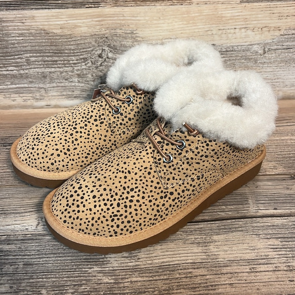 Cushionaire Hope Slip-On Cozy Boot in Cheetah New! C9